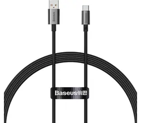 Baseus P10320102114-00 Kabel USB-A (M) - USB-C (M) 1 m czarny / 100W