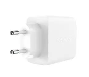 Ładowarka Acefast PD65W GaN biała / 2x USB-C / 1x USB-A / 65W