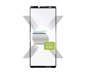 FIXED Full-Cover Ochronne szkło hartowane do Sony Xperia 10 V czarne / klejenie na całym wyświetlaczu 