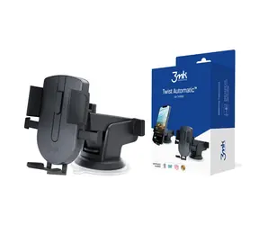 Automatyczny uchwyt samochodowy/telefon na deskę rozdzielczą 3mk Twist