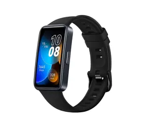 FIXED Pasek silikonowy Pasek silikonowy do Huawei Band 8 w kolorze czarnym
