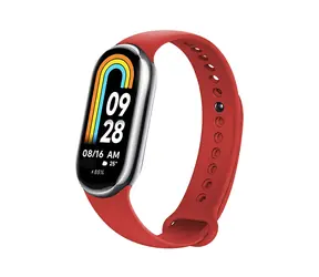 FIXED Pasek silikonowy Pasek silikonowy do XIAOMI Mi Band 8 czerwony