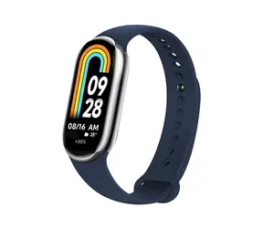 FIXED Pasek silikonowy Pasek silikonowy do XIAOMI Mi Band 8 w kolorze niebieskim