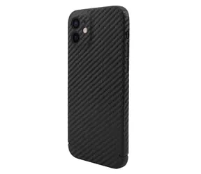 Etui Nevox CarbonSeries do Apple iPhone 12 w kolorze czarnym