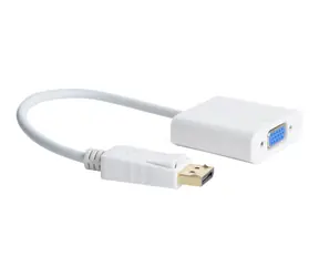 Gembird A-DPM-VGAF-02-W DisplayPort 1.1 - VGA 0,15 m biały
