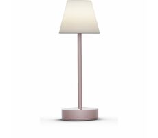 New Garden Lola Slim 30 różowa / Lampa stołowa / LED / 2W / 260 lm / Li- ION / IP44