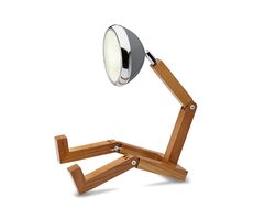Pan Piffany Wattson Oryginalna lampa stołowa szara / Lampa stołowa / G4 / 3W 