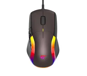 Havit MS959S brązowy / Mysz do gier / optyczna / 12000 DPI / USB / 1,6m 