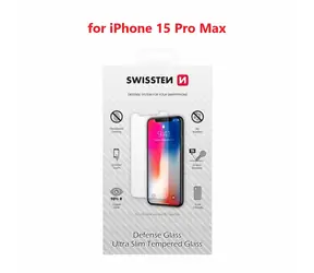 Swissten Ochronne Szkło Hartowane RE 2.5D Do Apple iPhone 15 Pro Max 