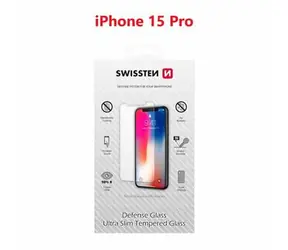 Swissten Ochronne szkło hartowane RE 2.5D do Apple iPhone 15 Pro