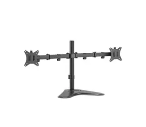Brateck LDT66-T024 / Uchwyt do monitora / dwa ramiona / nośność 2x 9 kg / VESA 75 i 100