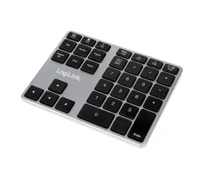 LogiLink ID0187 srebrny / Klawiatura numeryczna / membrana / Bluetooth