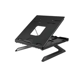 LogiLink AA0133 czarny / Podstawka do laptopa / do 16" / uchwyt na smartfona