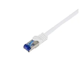 LogiLink C6A121S Ultraflex biały / Kabel krosowy / CAT6A / S/FTP / RJ45 / 30m