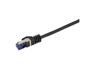 LogiLink C6A123S Ultraflex czarny / Kabel krosowy / CAT6A / S/FTP / RJ45 / 30m