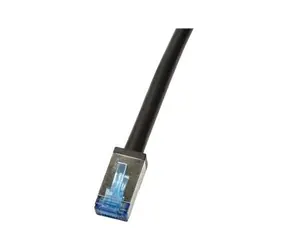 LogiLink CQ7123S czarny / Kabel krosowy / CAT6 / S/FTP / RJ45 / 30m 