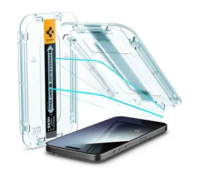 Zestaw 2 szkieł ochronnych Spigen Glass tR EZ Fit do Apple iPhone 15 Pro 