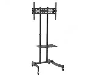 LogiLink BP0026 czarny / Stojak pod telewizor mobilny / VESA / 37" do 70" / do 40 kg