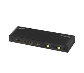 LogiLink HD0049 czarny / koncentrator HDMI / 2x wejście / 4X wyjście / HDMI 1.4 / 2x wyjście audio