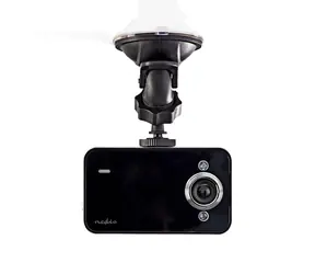 Nedis DCAM05BK - kamera samochodowa czarna / HD 720p / 2,4" / Kąt widzenia 60°