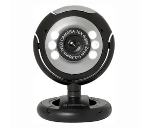 Defender C-110 czarno-szary / kamera internetowa / 0,3 MP / USB 2.0 / do notebooka i LCD