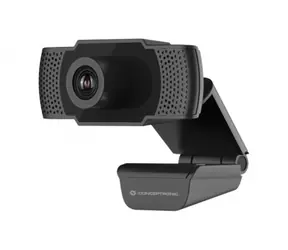 Conceptronic AMDIS01B czarna / kamera internetowa / 1080p30 / kąt widzenia 90° / USB 2.0 / 1,5m
