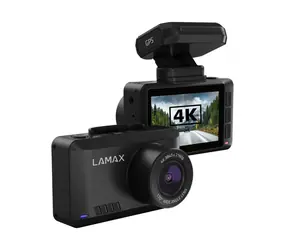 Lamax T10 4K GPS czarny / Kamera samochodowa / 4K / 12 Mpx / 2,45" LCD / Kąt widzenia 170° / G-sensor / Mikrofon / Wi-Fi