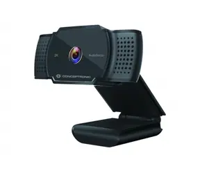 Conceptronic AMDIS02B czarna / kamera internetowa / 2K / 2592x1944@30fps / kąt widzenia 72° / USB 2.0 / 1,5m