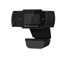 Conceptronic AMDIS03B czarna / kamera internetowa / 720p30 / kąt widzenia 68° / USB 2.0 / 1,5m