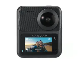 Kandao QooCam 3 Travel Combo / Kamera akcji / 360° / 5,7K / 62MP / IP68 / Wi-Fi / BT / microSD / 1600mAh