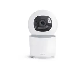 Kamera WiFi HAMA SMART Home, biała, z funkcją obrotu/pochylenia/wibracji nocnej/Full HD