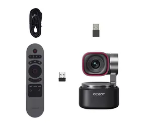 OBSBOT Tiny 3 Lite 4K Remote Combo / kamera internetowa / gimbal / 4K@30fps / FullHD@120fps / USB-C / mikrofon  