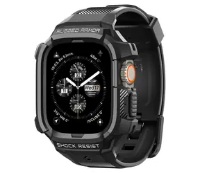 Pasek Spigen Rugged Armor Pro do Apple Watch Ultra 49 mm, czarny 