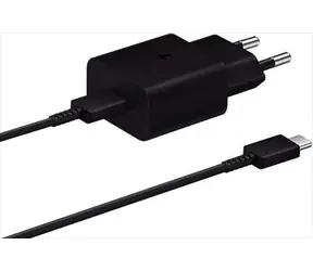 Samsung EP-T2510 czarny / ładowarka USB-C / szybkie ładowanie / 25W / 1m