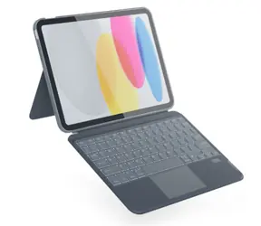 Epico Etui ochronne z klawiaturą CZ do Apple iPad 10,9" (2022) szare
