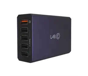 Adapter ładujący LAB.C X5 Pro niebieski / 5xUSB / 20W / SMART IC 
