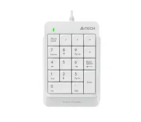 A4Tech FSTYLER FK13P biały / klawiatura numeryczna / USB / 1,5m