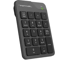 A4Tech FSTYLER FGK21-C szary / bezprzewodowa klawiatura numeryczna / 18 klawiszy / 2,4 GHz / USB-C