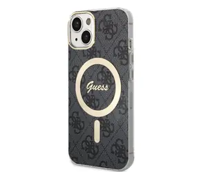 Tylna obudowa Guess IML 4G MagSafe do Apple iPhone 15 czarna