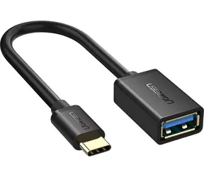 Ugreen Kabel USB-C (M) - USB-A 3.0 (F) 0,15m czarny