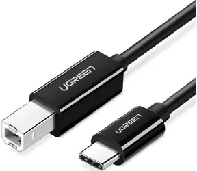 Ugreen Kabel USB-C 2.0 (M) - USB-B 2.0 (M) 2m czarny 