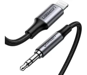 Ugreen 70509 Kabel Lightning (M) - Jack 3,5 mm (M) 1m czarny