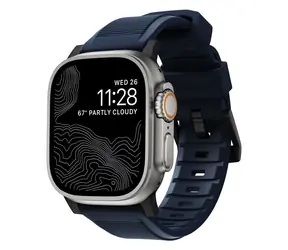 Pasek Nomad Rugged Strap do Apple Watch AW Ultra (49 i 45 i 44 mm) niebiesko-czarny