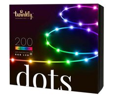 Twinkly Dots 200 szt. 10m / Inteligentny łańcuch świetlny / RGB / Wi-Fi / Bluetooth