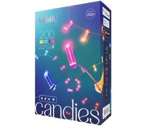 Twinkly Candies LED TWKC100RGB-G 100 szt. 6 m / Inteligentny łańcuch świetlny / RGB / Wi-Fi / Bluetooth