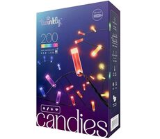 Twinkly Candies LED TWKC200RGB-G 200 szt. 6 m / Inteligentny łańcuch świetlny / RGB / Wi-Fi / Bluetooth