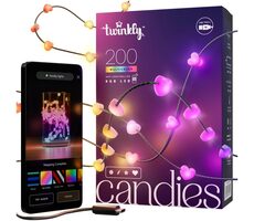 Twinkly Candies LED TWKH200RGB-G 200 szt. 6 m / Inteligentny łańcuch świetlny / RGB / Wi-Fi / Bluetooth