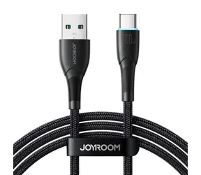 Joyroom SA32-AC6 Kabel ładujący USB-A (M) - USB-C (M) 100 W 1,0 m czarny