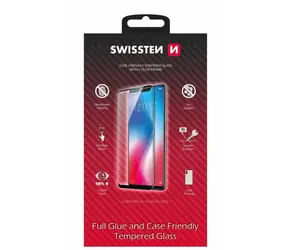 Szkło Swissten FULL GLUE COLOR FRAME CASE FRIENDLY do Samsung S918 Galaxy S24 ULTRA 5G czarne