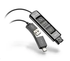 Adapter Poly DA85 USB-A/C na QD, czarny